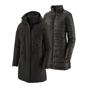 Patagonia Vosque 3-in-1 Parka Women's Small Black